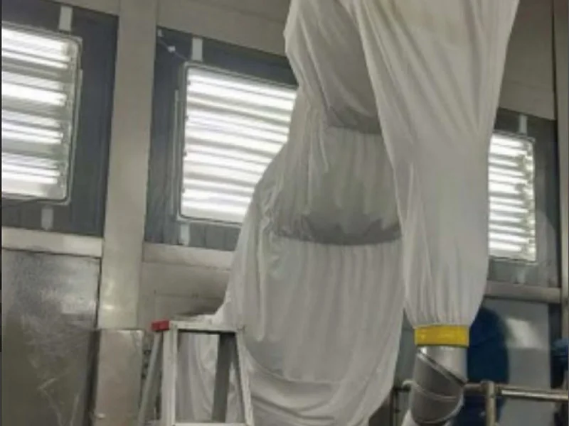 喷涂机器人防护服结构与活动位置参考
