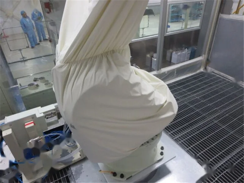 喷涂机器人防护服结构与活动位置参考