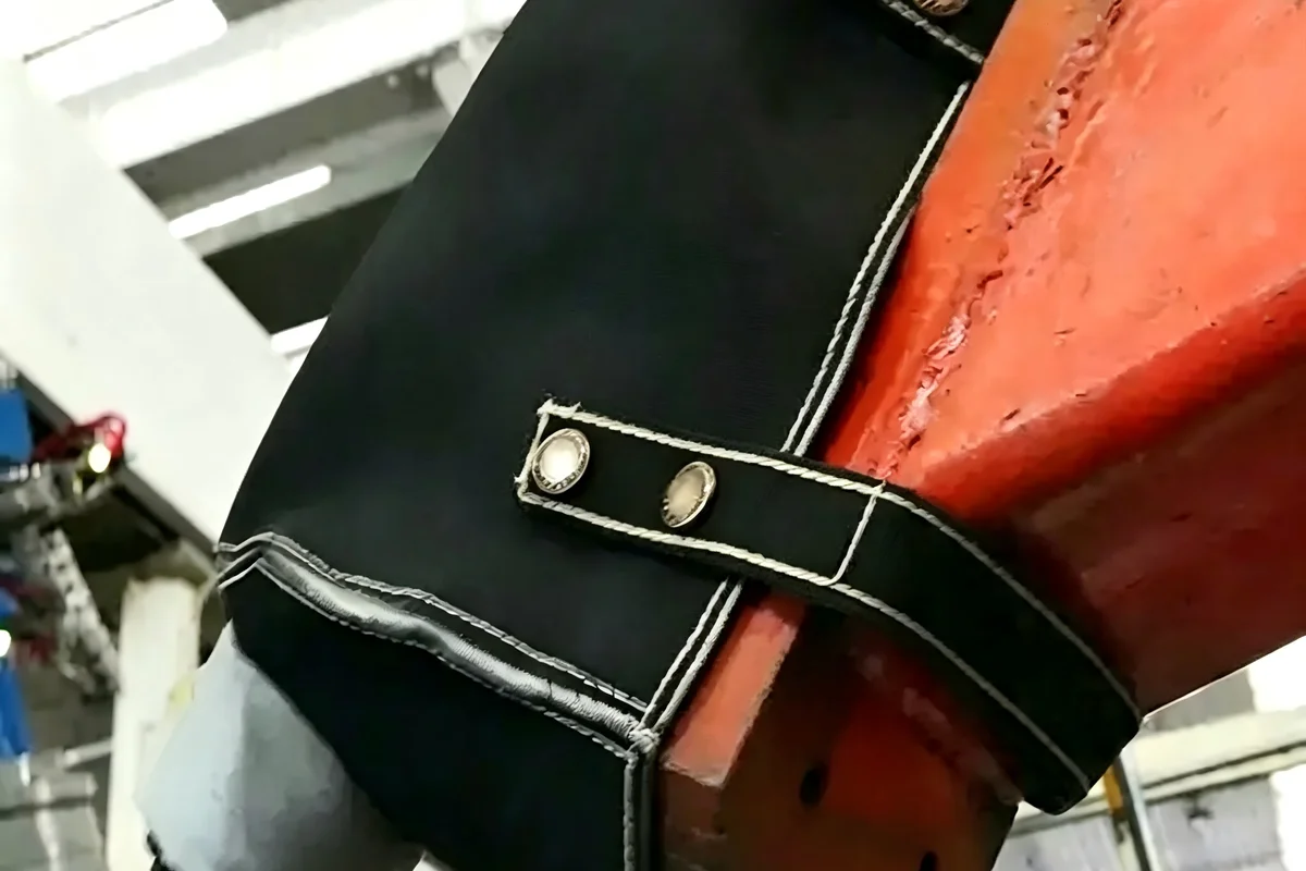 焊钳防护衣现场应用